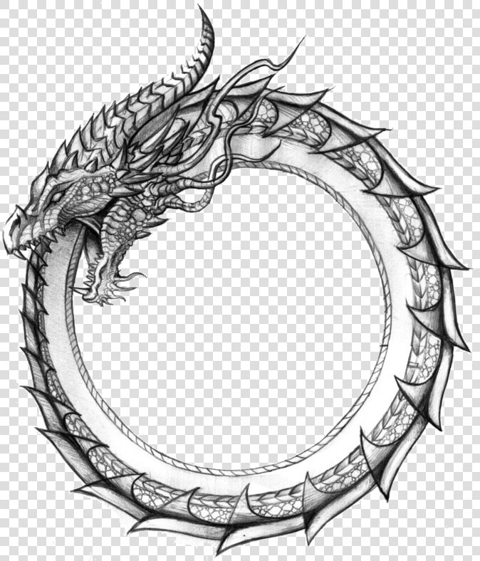 Ouroboros Dragon  HD Png DownloadTransparent PNG