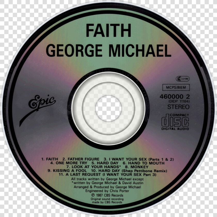 George Michael Faith Cover Cd  HD Png DownloadTransparent PNG