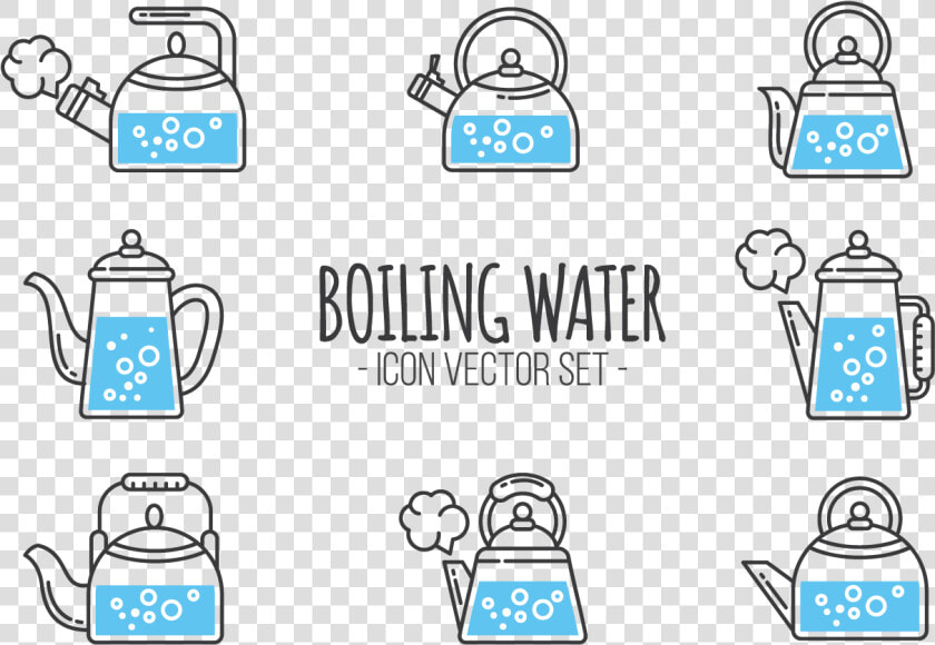 Boiling Water Icons Vector   Boiling Water Blue Png  Transparent PngTransparent PNG