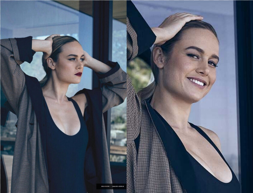 Brie Larson Elle 2019  HD Png DownloadTransparent PNG