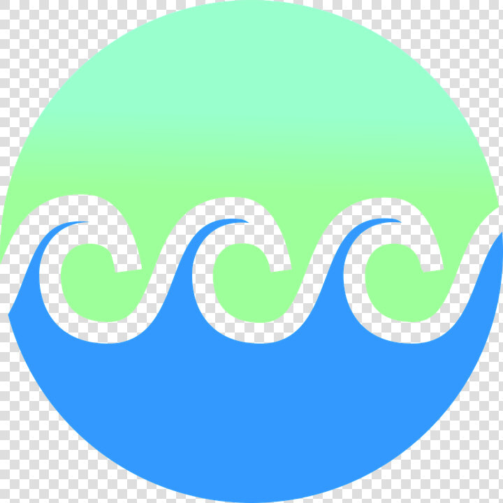 Waves  Gradient  Beach  Water  Logo  Surf  Surfing   Logo Ombak  HD Png DownloadTransparent PNG