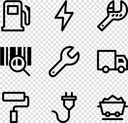 Linear Industrial Elements   Industrial Elements Vector  HD Png DownloadTransparent PNG