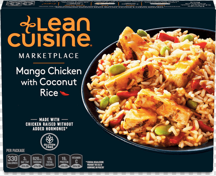 Mango Chicken With Coconut Rice Image   Lean Cuisine Chicken  HD Png DownloadTransparent PNG