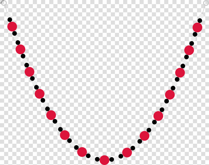 Pearl And Gold Chain Necklace   Clip Art Bead Necklace  HD Png DownloadTransparent PNG