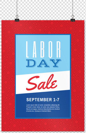 Classic Labor Day Sale Poster Template Preview  HD Png DownloadTransparent PNG