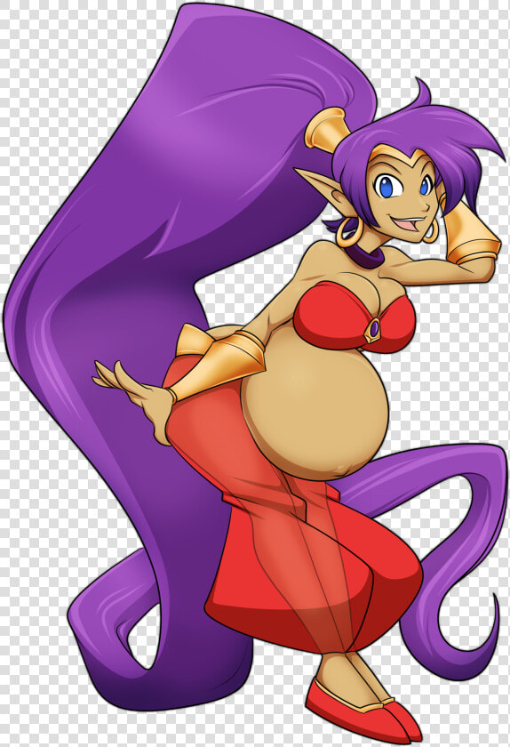 Shantae S In A Family Way   Pregnant Shantae  HD Png DownloadTransparent PNG