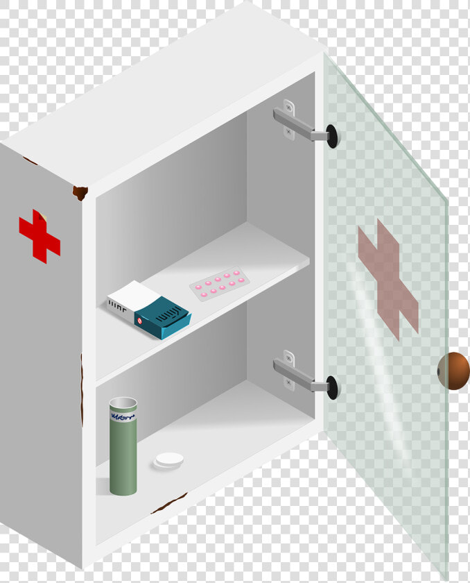 Box  First Aid  Glass Door  Medicine  Medikit   First Aid Box Size  HD Png DownloadTransparent PNG