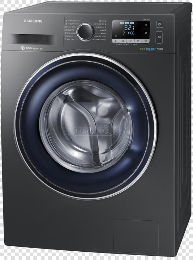 Front Loader Washing Machine Transparent Image   Samsung Ww80j5555fx  HD Png DownloadTransparent PNG