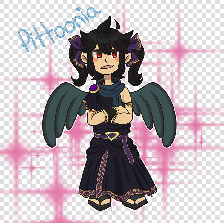 Female Dark Pit Kid Icarus  HD Png DownloadTransparent PNG