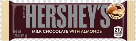 Hershey S Milk Chocolate With Almonds   Chocolate Hershey 85g Png  Transparent PngTransparent PNG