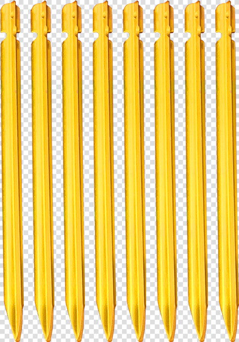 Desert Walker 3 Edge Tent Peg yellow   Brass  HD Png DownloadTransparent PNG