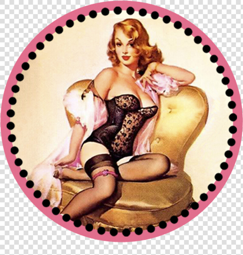 Theme Pin Up Meets Housewife   Pin Up Girls 50  39 s  HD Png DownloadTransparent PNG