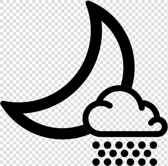 Simple Weather Icons2 Scattered Snow Night   Scattered Thunderstorms Night  HD Png DownloadTransparent PNG