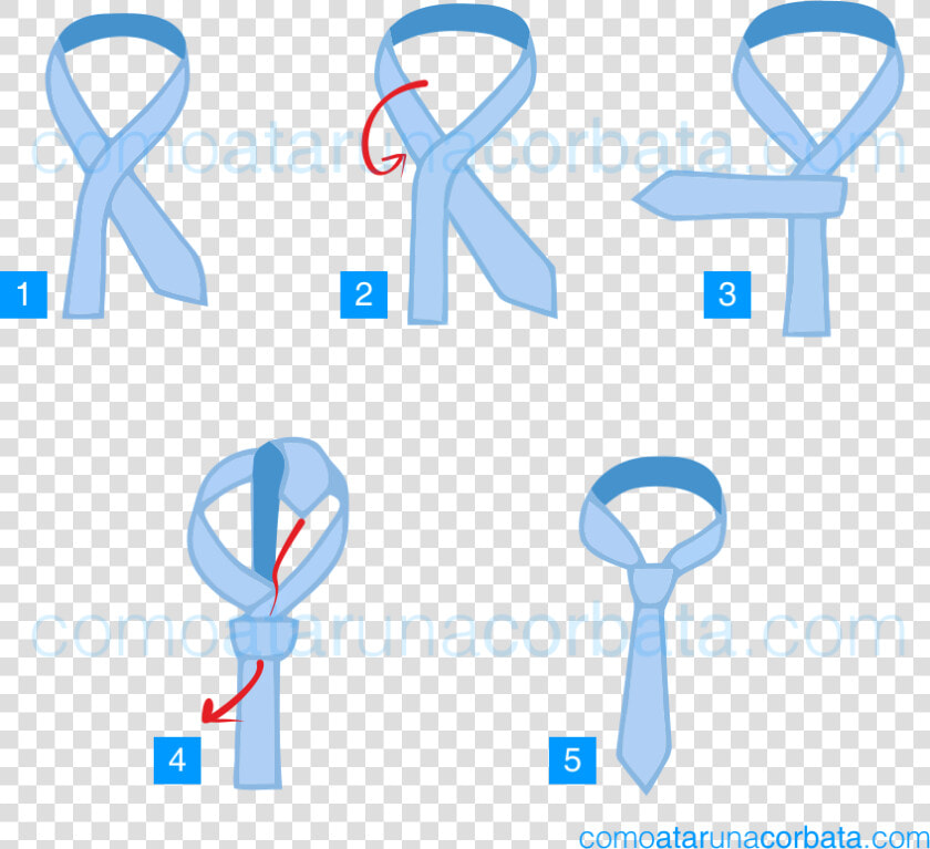 Atar Una Corbata Facil   Png Download   Facil Como Amarrar Una Corbata  Transparent PngTransparent PNG