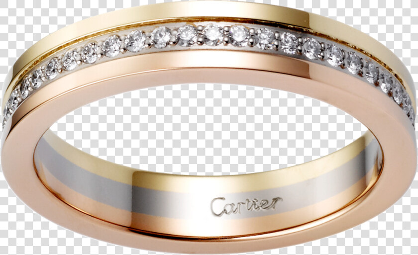 Wedding Ring Clipart Png   Cartier Band Diamond Ring  Transparent PngTransparent PNG