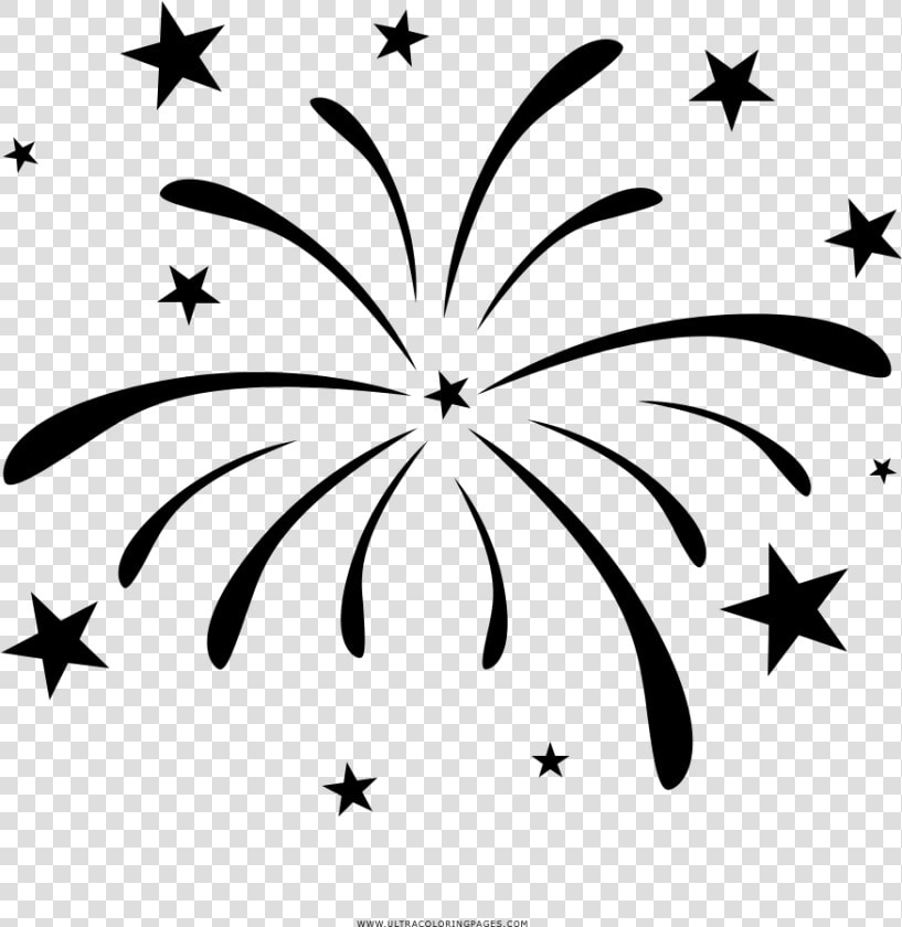 Fogos De Artifício Coloring Page   Red Circle Of Stars  HD Png DownloadTransparent PNG