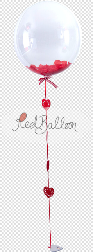 Flutter Petals Valentines Red Balloon Cork   Illustration  HD Png DownloadTransparent PNG