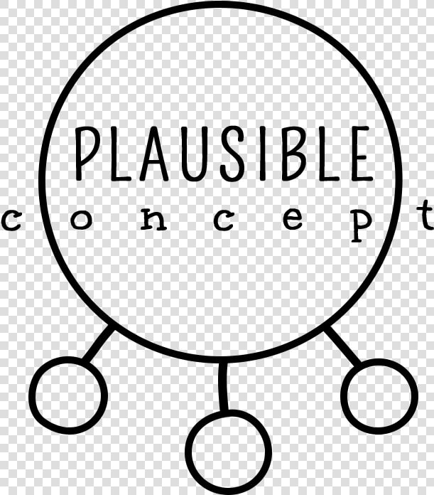 Plausible Concept Logo Black  HD Png DownloadTransparent PNG