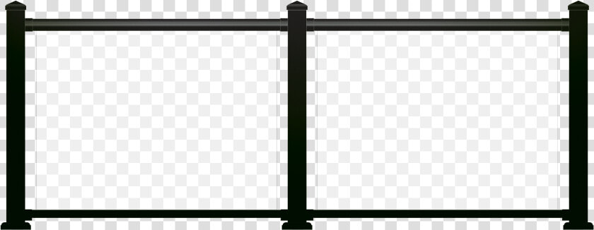 Glass Panel Black Handrail  HD Png DownloadTransparent PNG