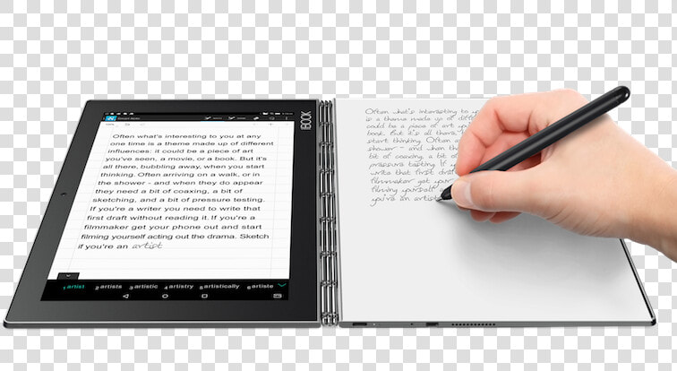 Lenovo Yoga Book   Lenovo Yoga Book X5  HD Png DownloadTransparent PNG