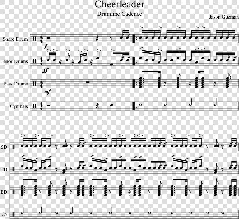 Drumline Pdf Cadence  HD Png DownloadTransparent PNG