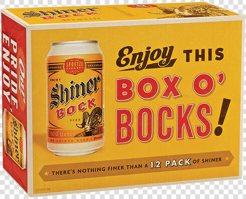 Shiner Bock   Shiner Bock 12 Pack Cans  HD Png DownloadTransparent PNG