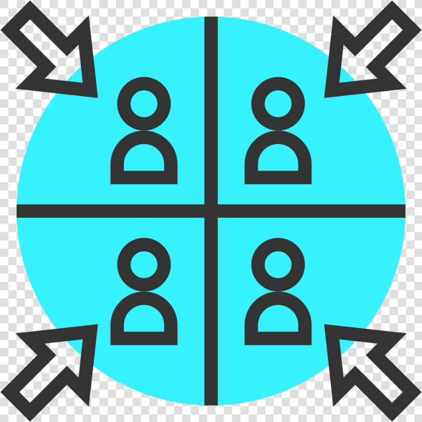 Arrows Aimed Person Icon  HD Png DownloadTransparent PNG