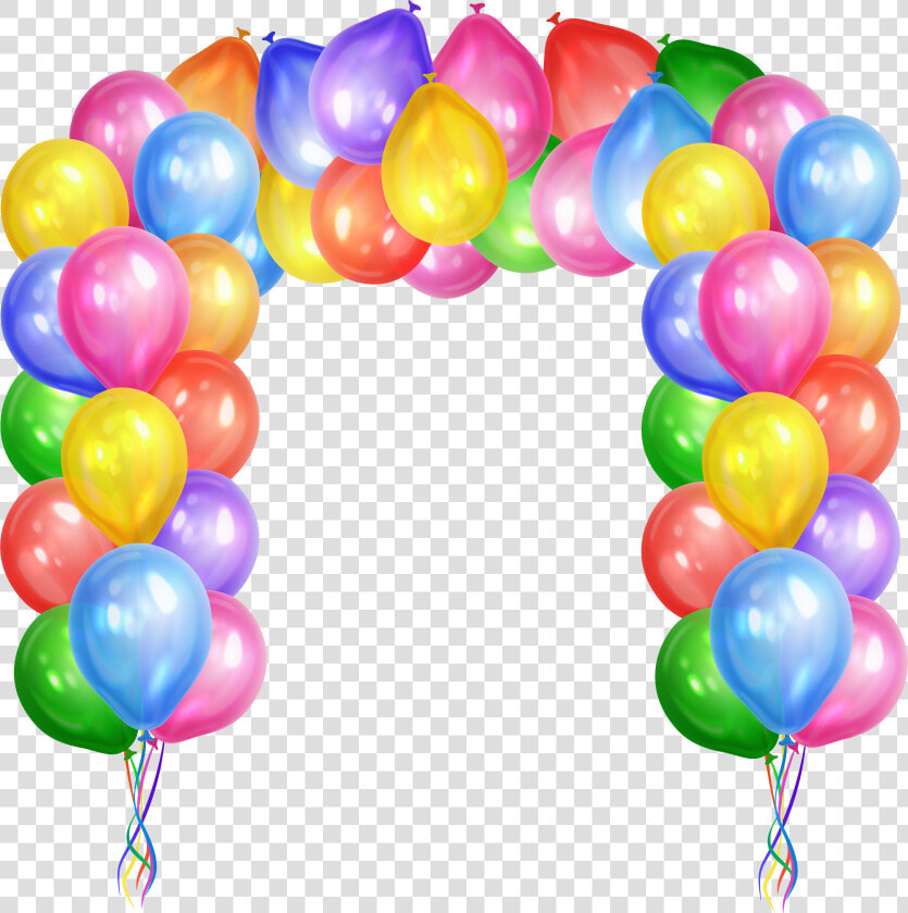 Decorative Balloons Arch Transparent Png Clip Art Image   Transparent Background Balloon Arch Clipart  Png DownloadTransparent PNG