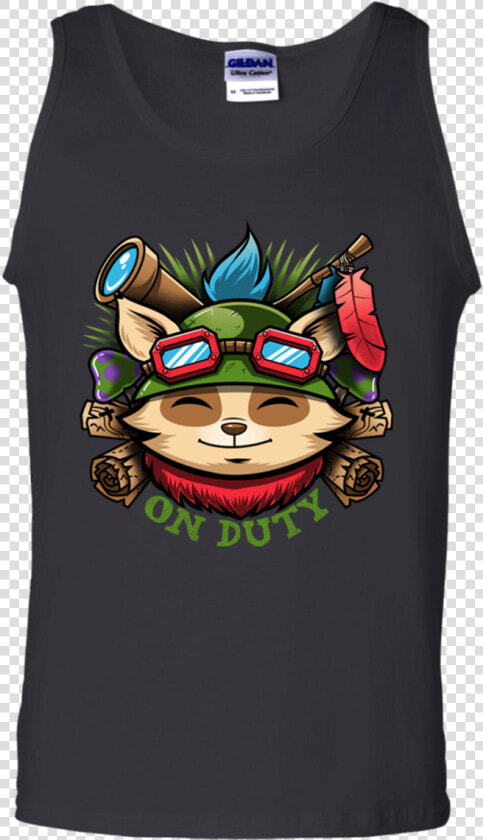 Teemo On Duty Lol Tank Top   Top  HD Png DownloadTransparent PNG