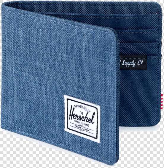 Herschel Roy Wallet Crosshatch Navy   Herschel Wallet Light Blue  HD Png DownloadTransparent PNG