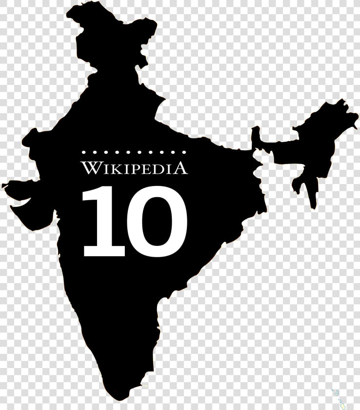 Image Freeuse Library India Map Clipart   India Map Silhouette Png  Transparent PngTransparent PNG