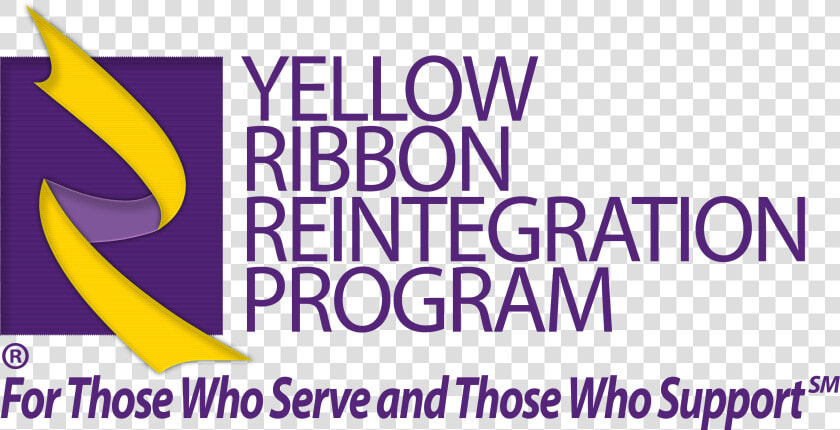 Yellow Ribbon Reintegration Program Logo With Tagline  HD Png DownloadTransparent PNG