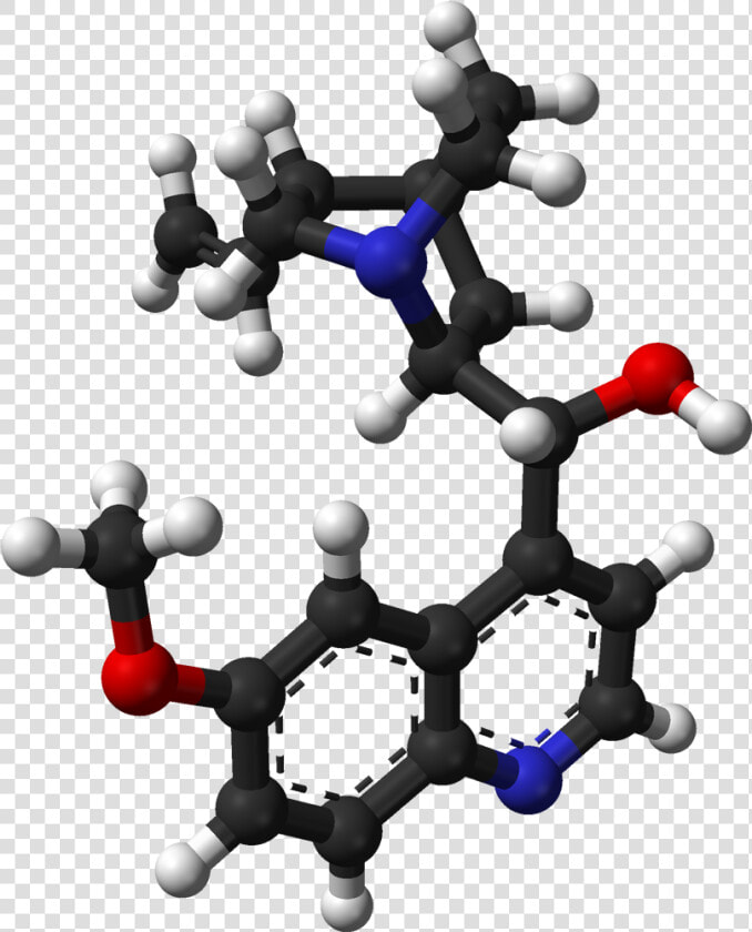 3d Balls   Quinine Molecule  HD Png DownloadTransparent PNG