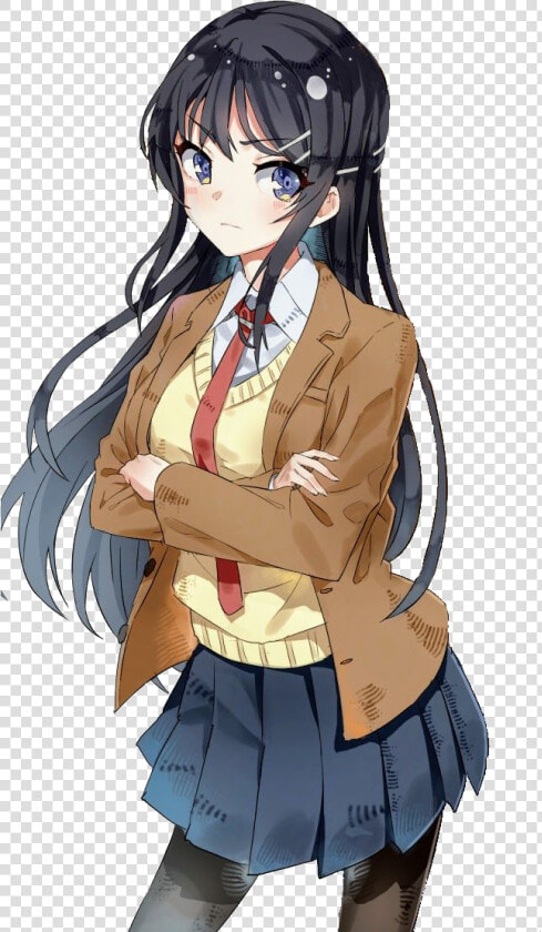  bunny Girl Senpai  freetoedit   Mai San And Sakuta  HD Png DownloadTransparent PNG