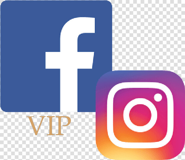 Become A Vip →   Transparent Facebook And Instagram Logo Png  Png DownloadTransparent PNG