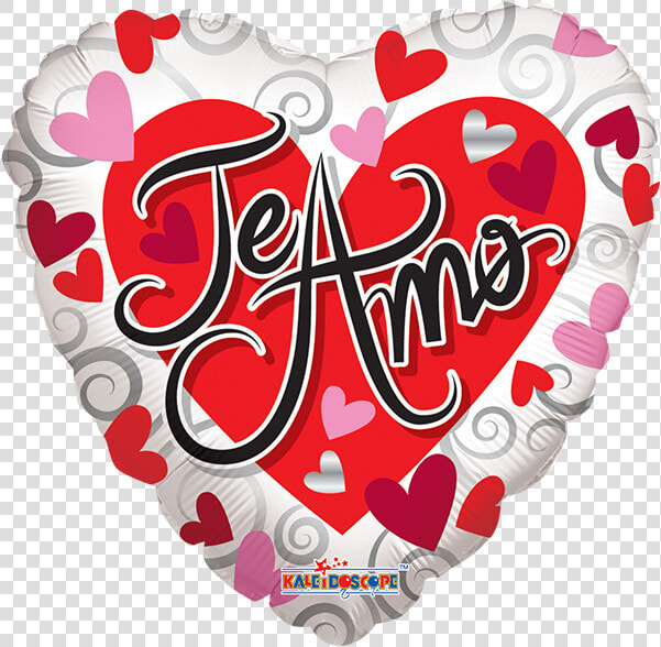 Globo Te Amo Corazon Blanco  HD Png DownloadTransparent PNG