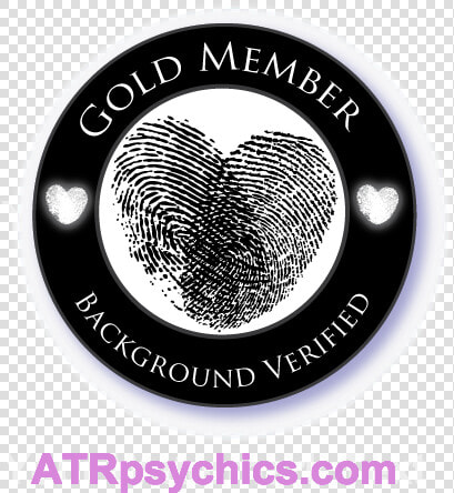 Psychic Website Seal Gold Member With Background Check   Label  HD Png DownloadTransparent PNG