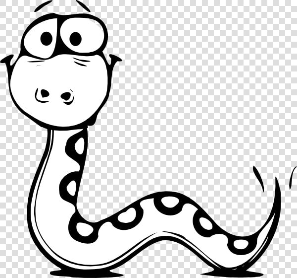 Snake Outline Svg Clip Arts   Snake Clipart Black And White  HD Png DownloadTransparent PNG