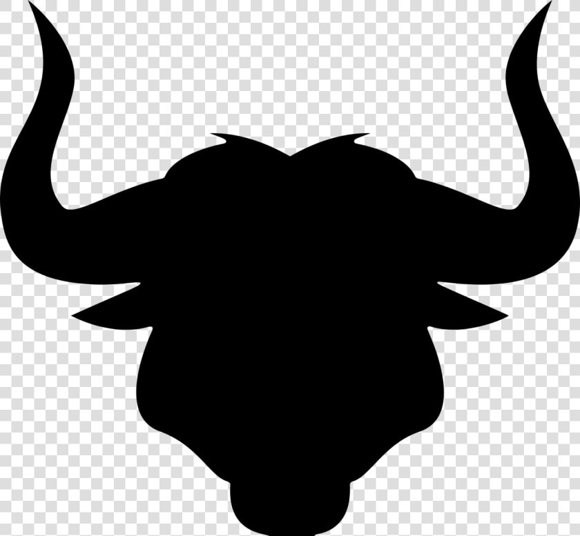 Cattle Bull Silhouette Clip Art   Bull Silhouette Clip Art  HD Png DownloadTransparent PNG