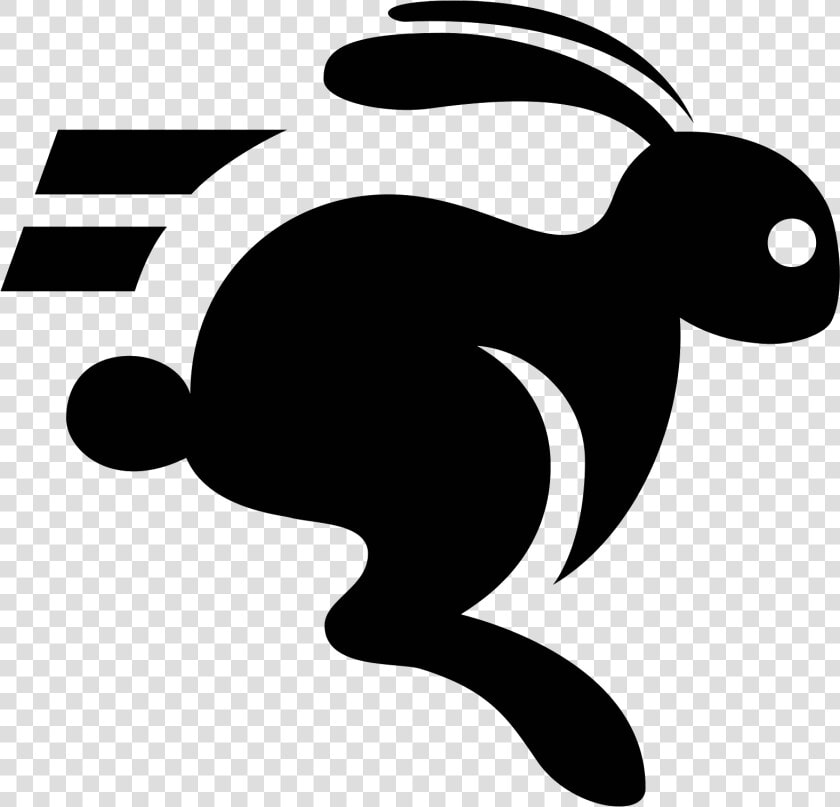 Running Rabbit Icon   Rabbit And Turtle Icon  HD Png DownloadTransparent PNG