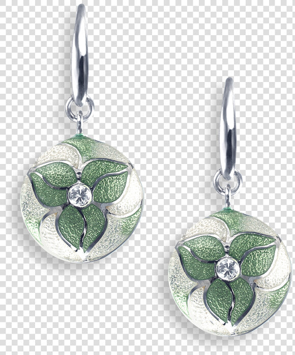 Nicole Barr Designs Sterling Silver Wire Earrings Trillium   Earrings  HD Png DownloadTransparent PNG