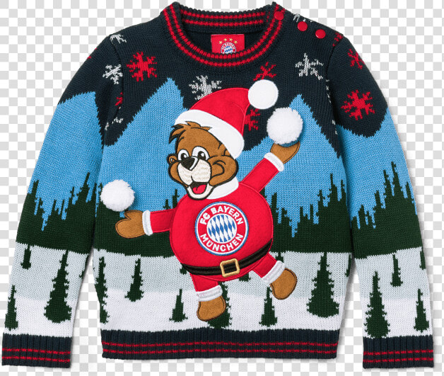 Childrens Christmas Sweater   Bayern München Christmas Jumper  HD Png DownloadTransparent PNG