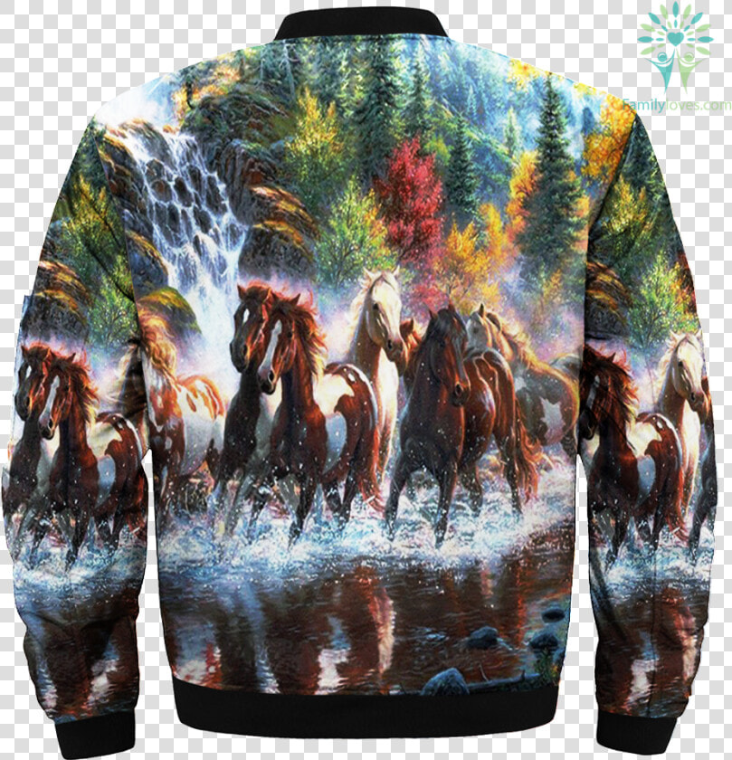 Wild Horse Over Print Jacket  tag Familyloves   Horse  HD Png DownloadTransparent PNG