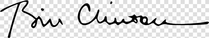 William Clinton President Signature  HD Png DownloadTransparent PNG