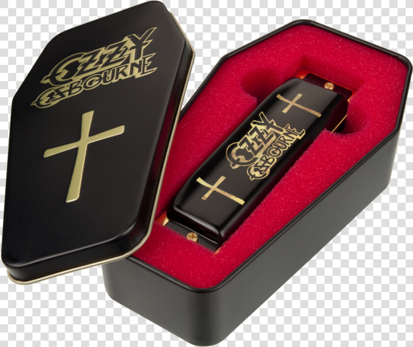 Ozzy Open Coffin   Hohner Ozzy Osbourne Harmonica  HD Png DownloadTransparent PNG