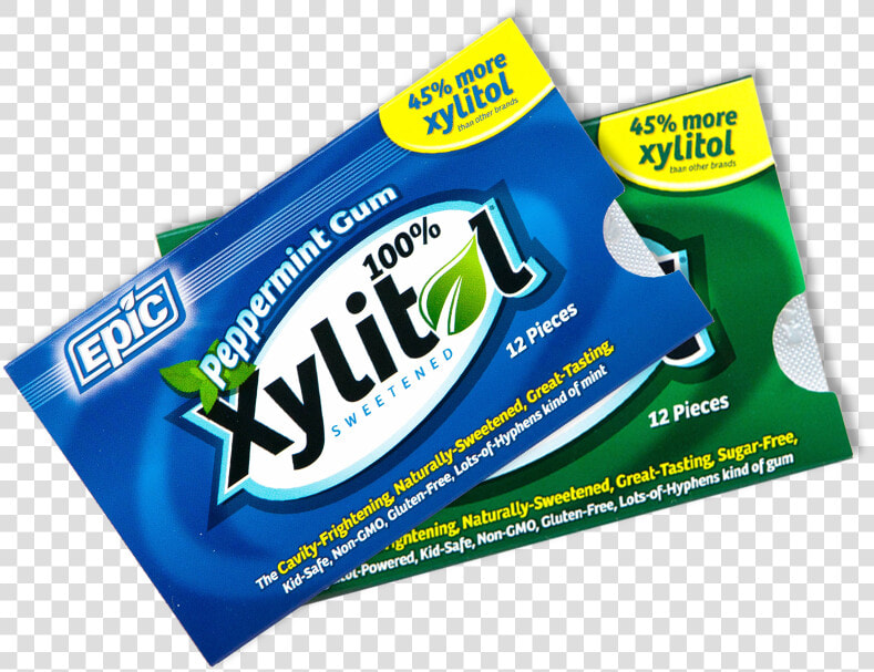 Spearmint And Peppermint Flavors   Goma De Mascar Con Xilitol  HD Png DownloadTransparent PNG