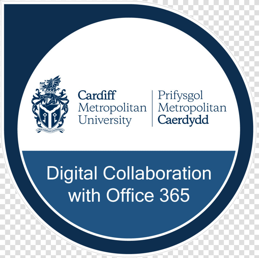 Digital Collaboration With Microsoft Teams And Office   Cardiff Metropolitan University Logo  HD Png DownloadTransparent PNG