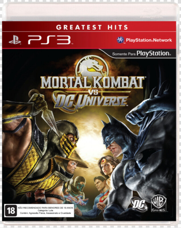 Playstation Mortal Kombat Vs Dc Universe Ps3  HD Png DownloadTransparent PNG