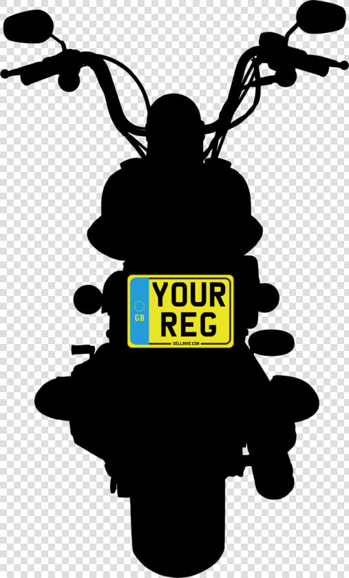 Enter Your Reg   Back Of A Motorbike  HD Png DownloadTransparent PNG