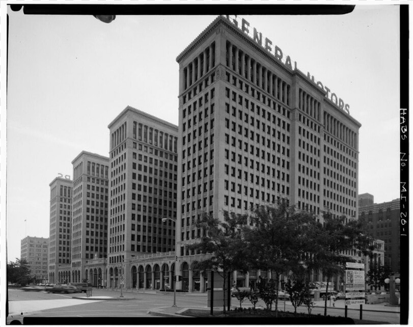 General Motors Building On W   Cadillac Place  HD Png DownloadTransparent PNG